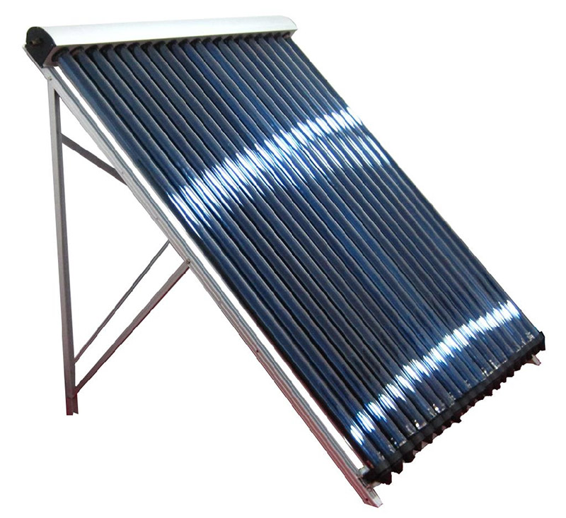 Colector solar de tubos de vidrio., 