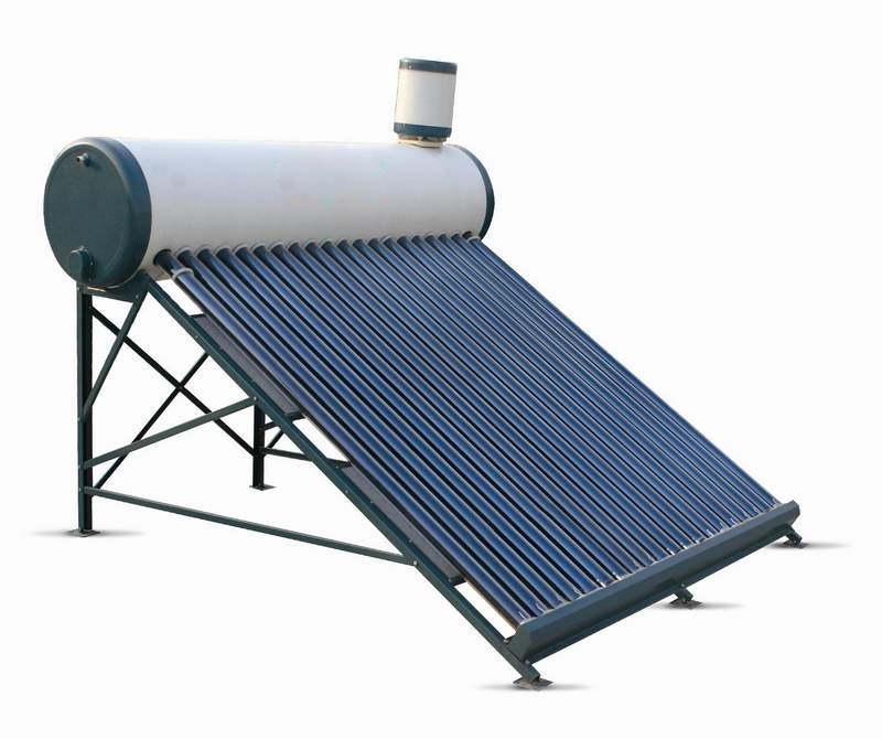 Calentador de agua solar con batería eléctrica, 