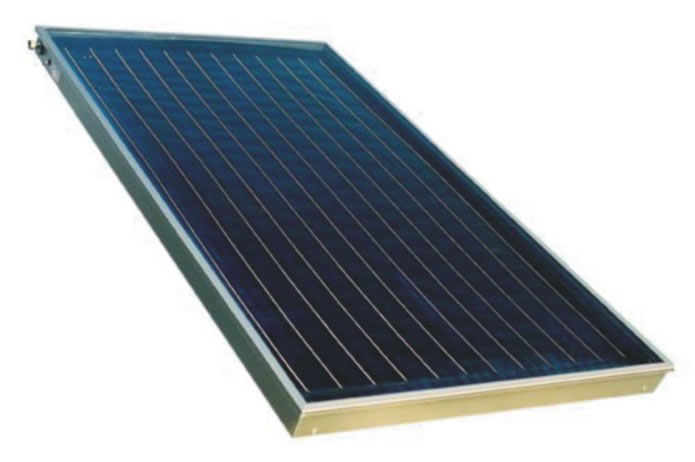 Colector solar de calentamiento de placa plana, 