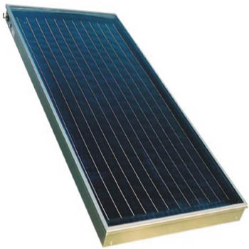 Sistema de colectores solares de placa plana, 