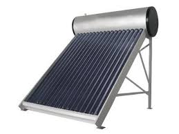 Calentador de agua solar de tubo de vacío de acero inoxidable de grado alimenticio, 