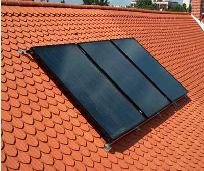 Colector solar plano a gran escala, 