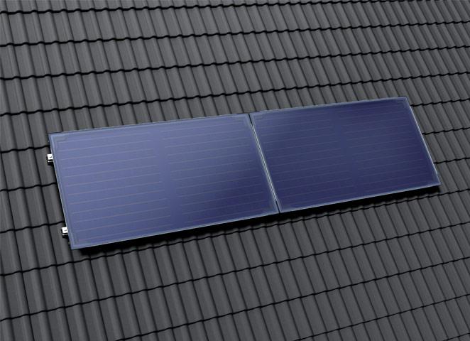 Colector solar plano a gran escala, 