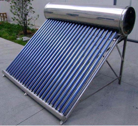 Sistema de agua solar precalentador, 