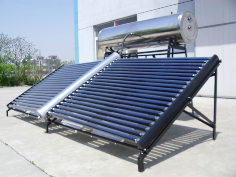 Calentador de agua solar de acero inoxidable, 