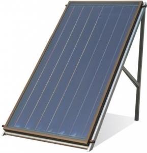 Placa plana solar de aluminio