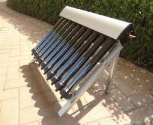 Colector solar de tubo de vacío de flujo directo al vacío